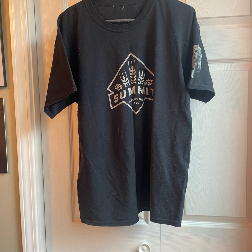 Summit beer shirt black mens